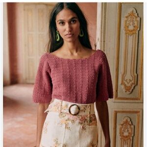 Sézane Amael Sweater Rosewood size xxs